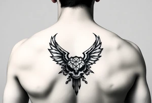 Gothic french tattoo idea