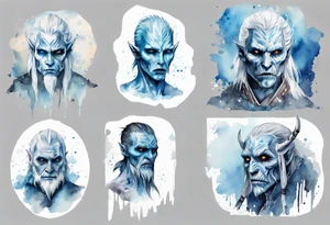 a whitewalker tattoo idea
