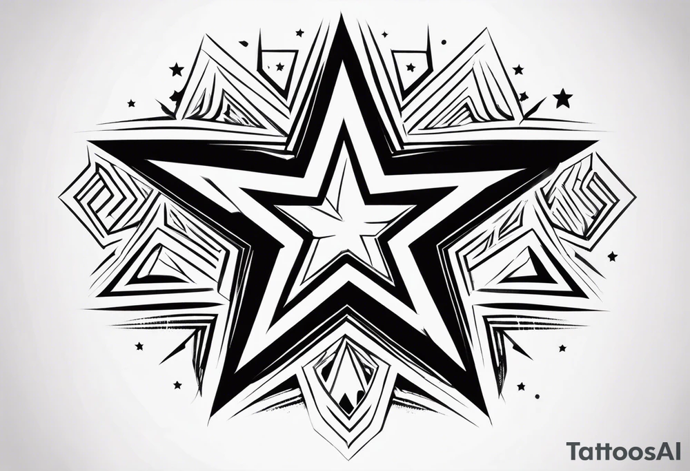 star tattoo idea