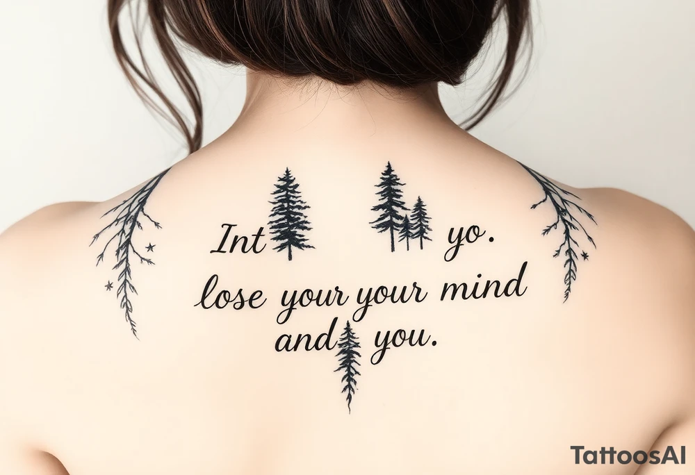 Into the forest I go to lose my mind and find my soul tattoo idea