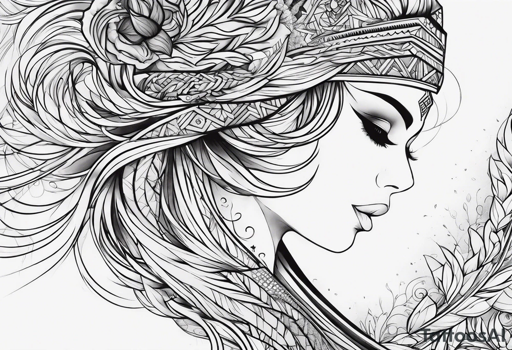 Keraly arm sleeve tattoo idea