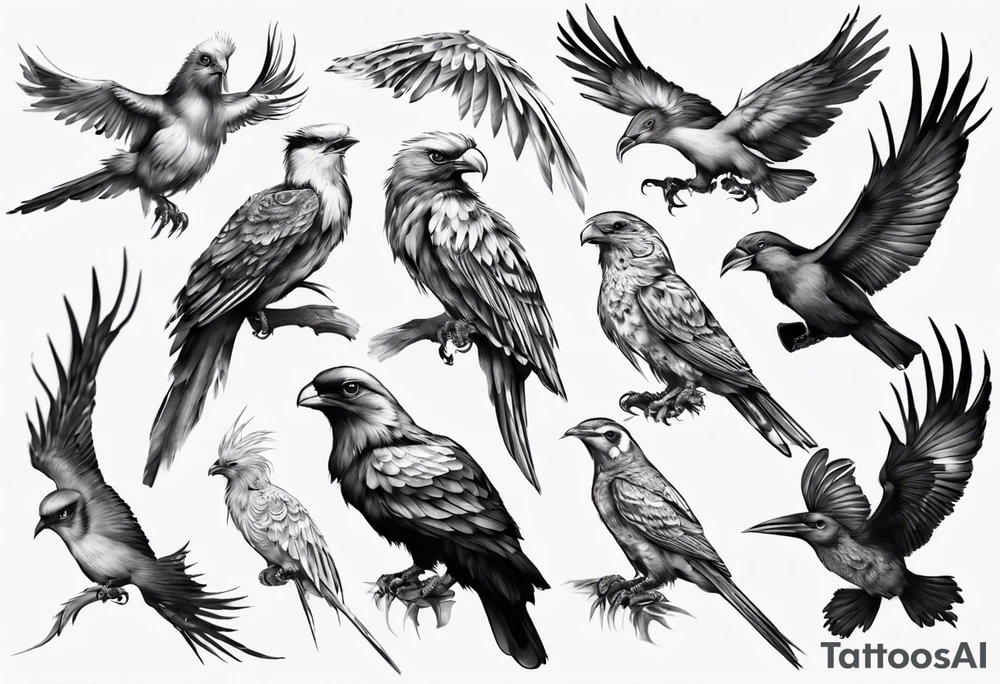 bird of sexuality tattoo idea
