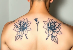 Mimosa flower tattoo idea