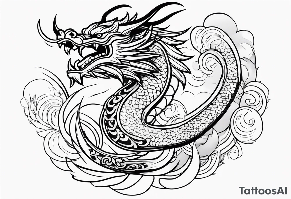 DRAGO GIAPPONESE tattoo idea