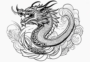 DRAGO GIAPPONESE tattoo idea