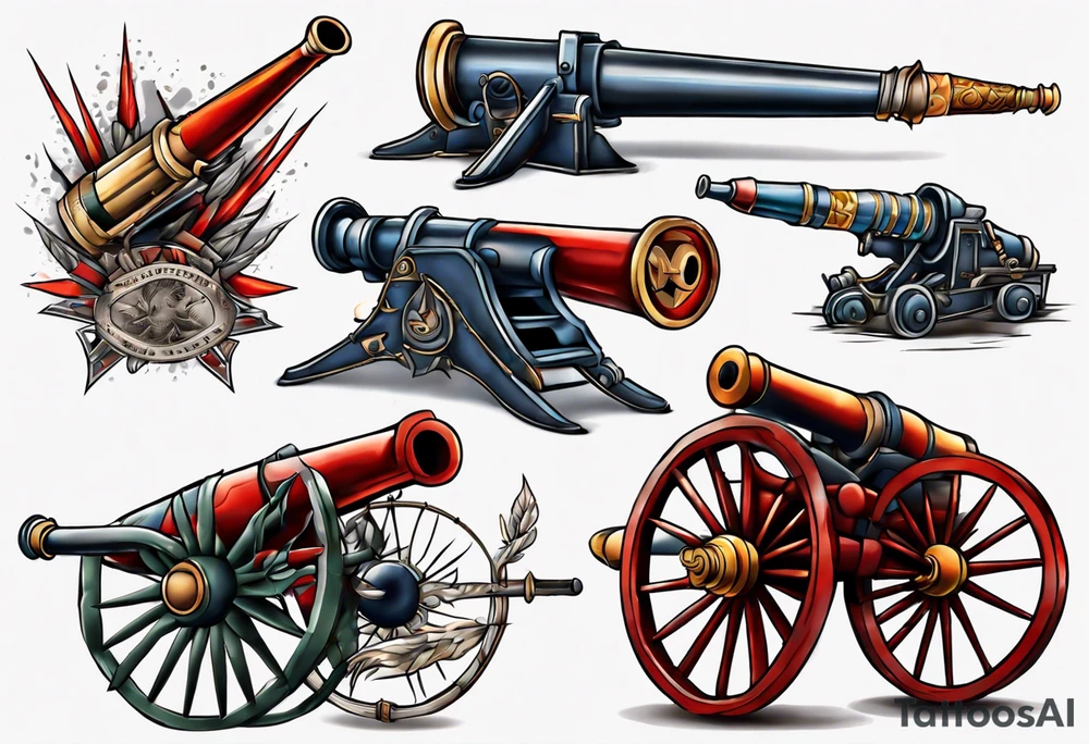 artillery tattoo idea