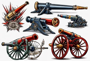 artillery tattoo idea
