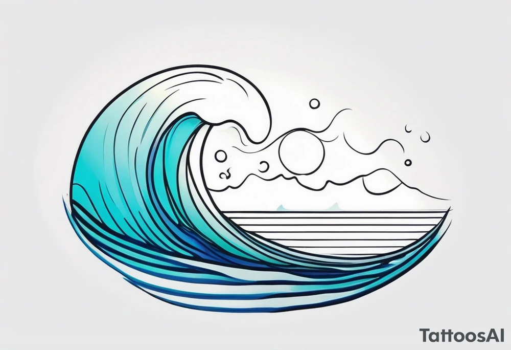 Water ripple tattoo idea