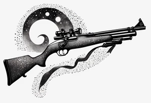 capricorn with shotgun tattoo idea