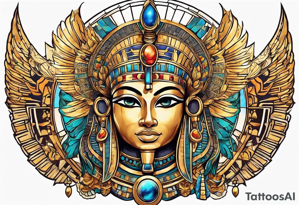 Egyptian gods in space god the sun tattoo idea