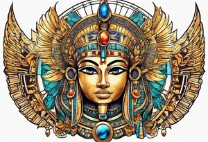 Egyptian gods in space god the sun tattoo idea