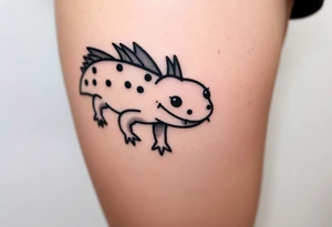 axolotl tattoo idea