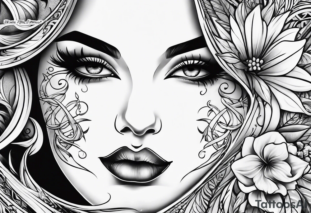 No vanity words tattoo idea