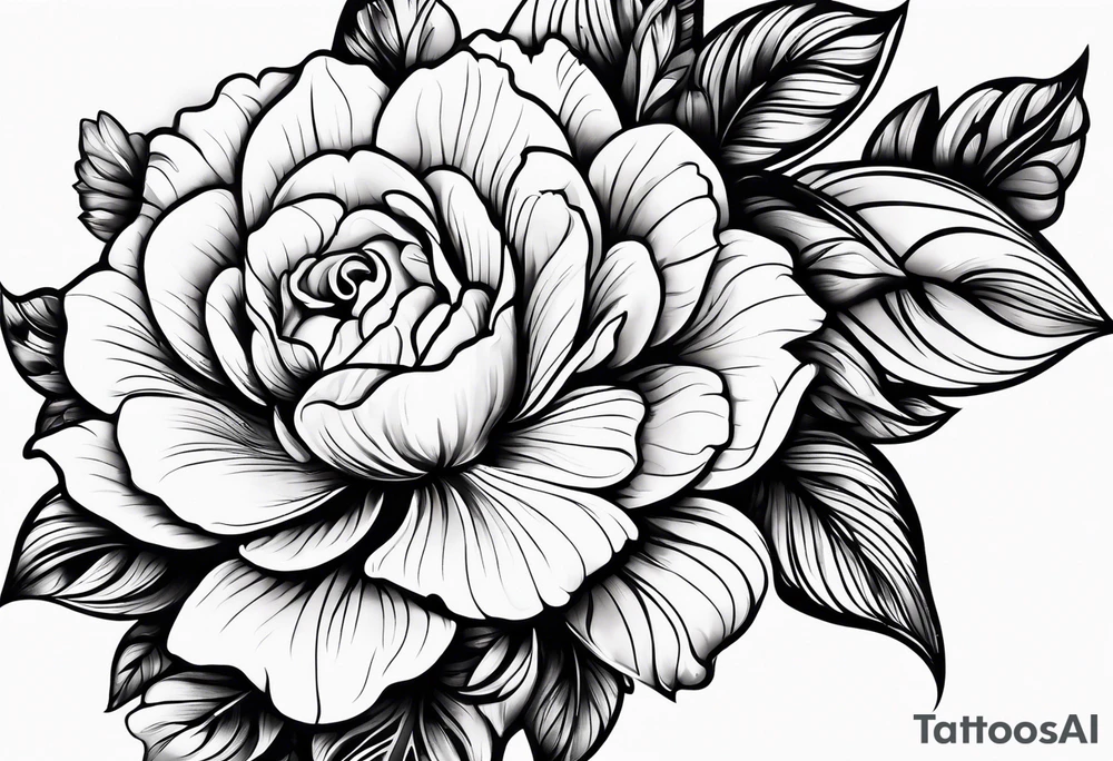 Flowers tattoo idea