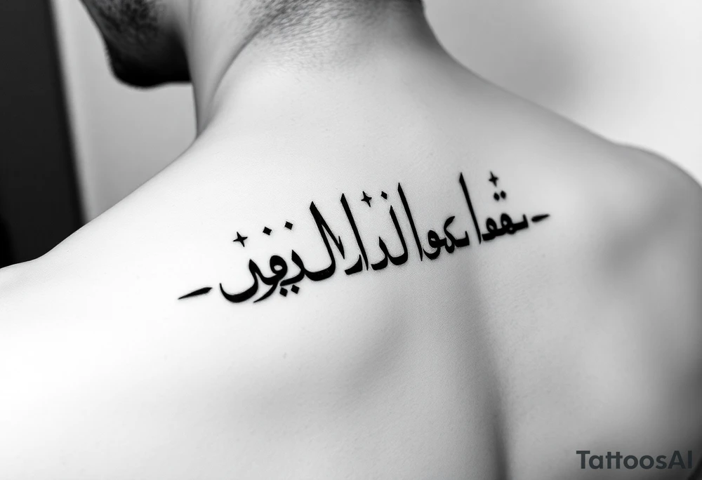 arabic writing: "این نیز بگذرد" tattoo idea