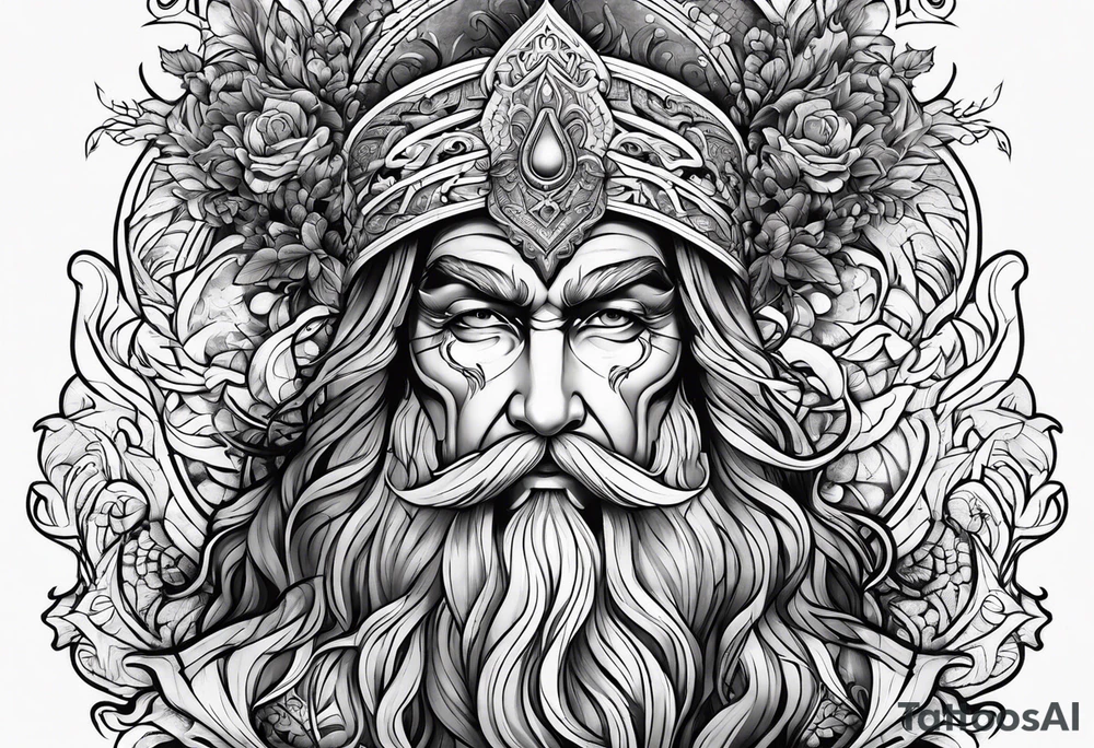 Elder scroll tattoo idea