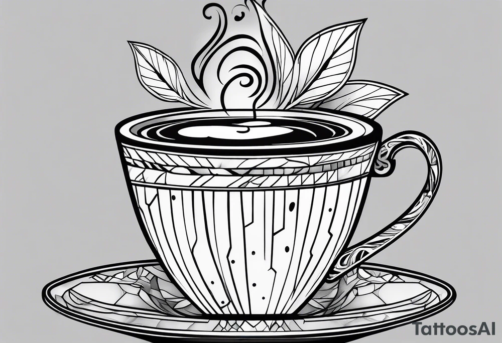 coffee tattoo idea