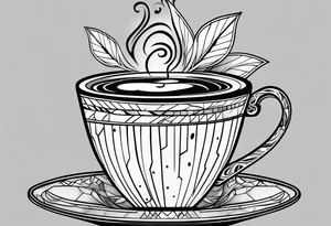 coffee tattoo idea