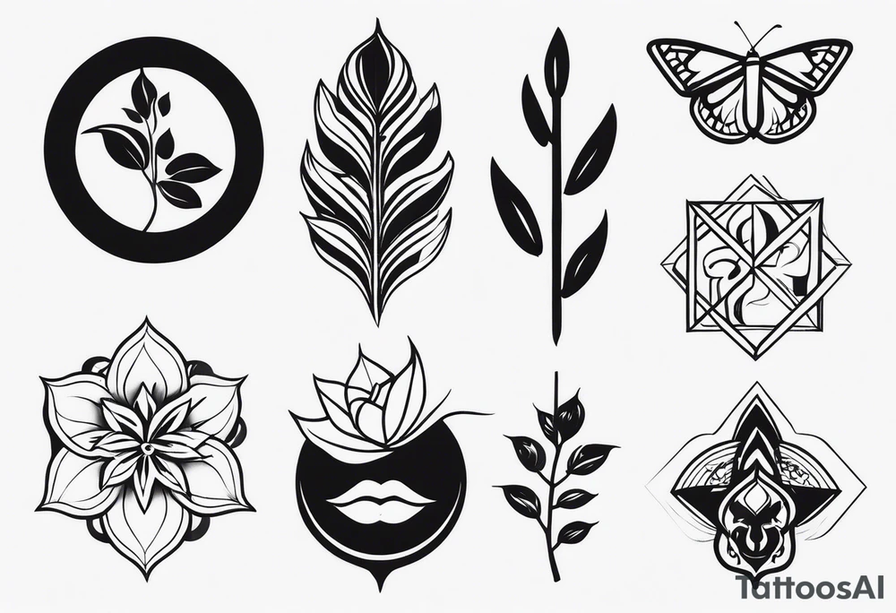 слово размазанное в линии tattoo idea
