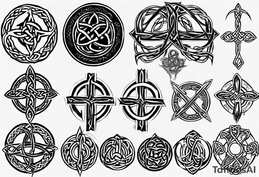 Celtic Brotherhood symbol tattoo idea