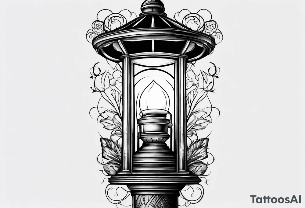 Lamp post tattoo idea