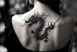 japanese dragon tattoo idea