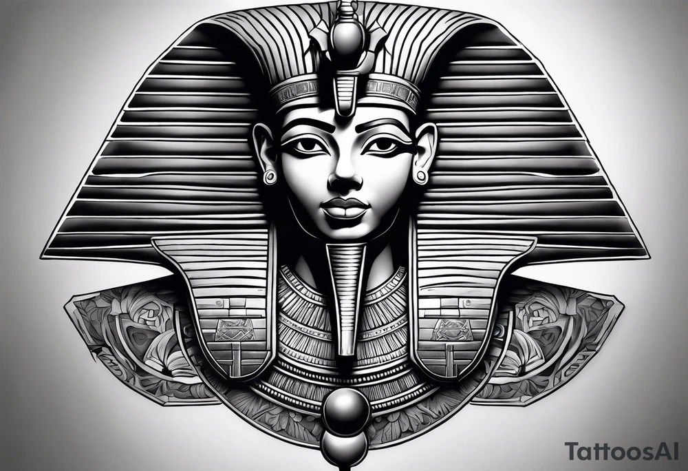 egyptian, sword, chest tattoo tattoo idea