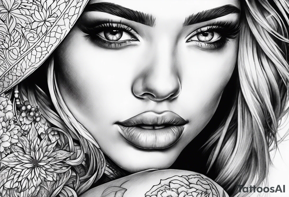 Women gross tattoo idea