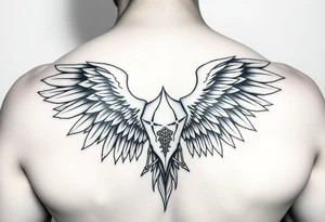 Angel alas tattoo idea