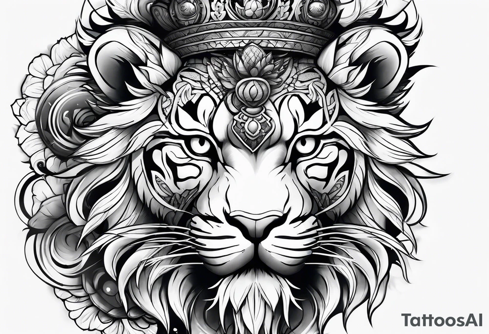 shishi tattoo idea
