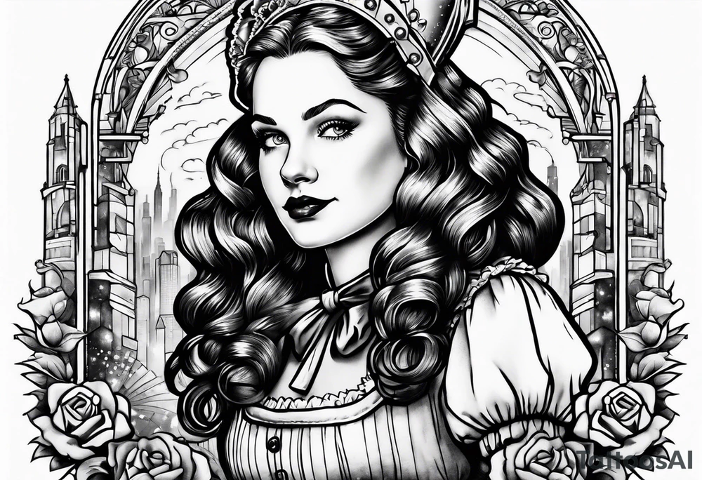 dorothy  from wizard of oz 
walking on 42nd street tattoo idea