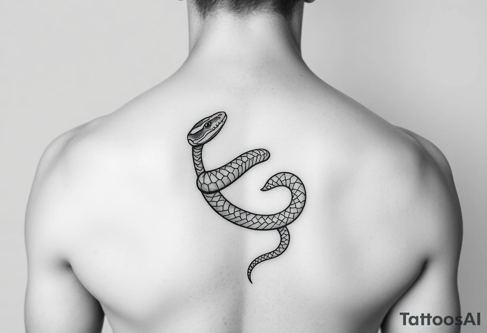 snake wrapped around wrist tattoo idea