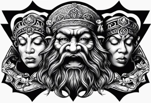 hear no evil, see no evil, speak no evil tattoo idea