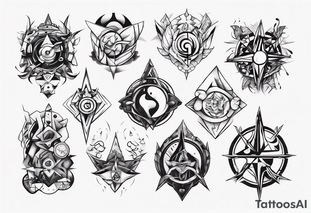 Finding peace in gaming tattoo idea