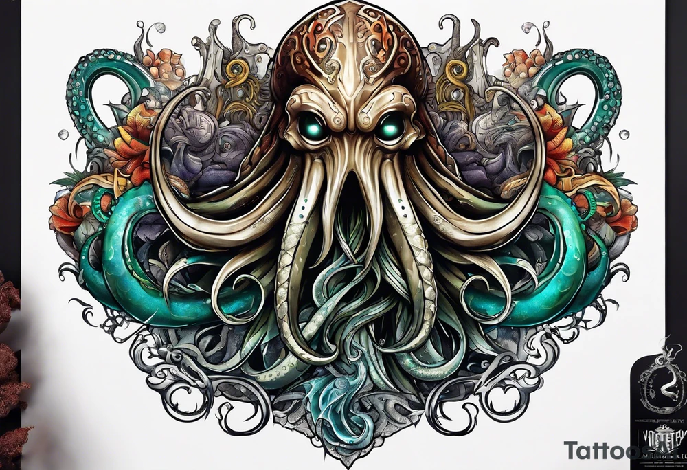 Kraken, up close, tattoo idea