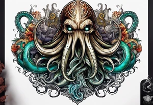 Kraken, up close, tattoo idea