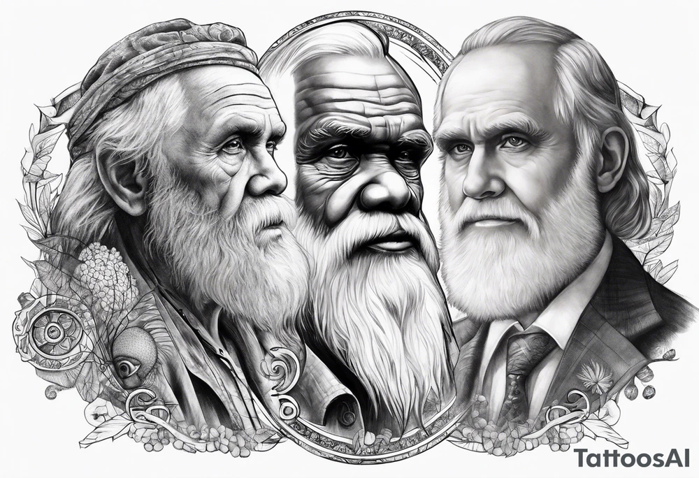 Darwin’s evolution tattoo idea