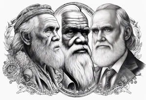 Darwin’s evolution tattoo idea