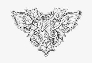 The word manmie tattoo idea