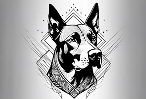 majestic dobermann tattoo idea