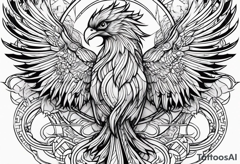 Phoenix tattoo idea