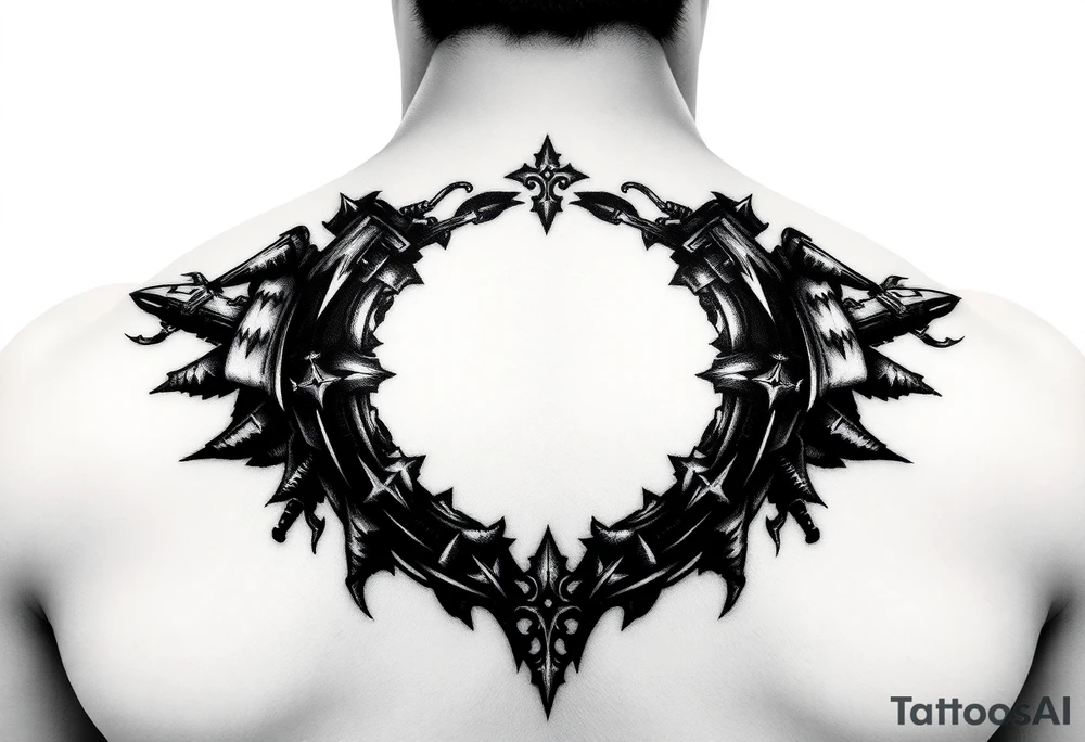 Military war tattoo idea