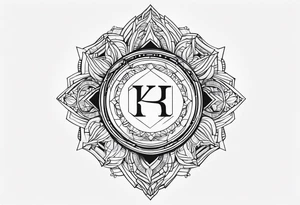 Keyneer name tattoo idea