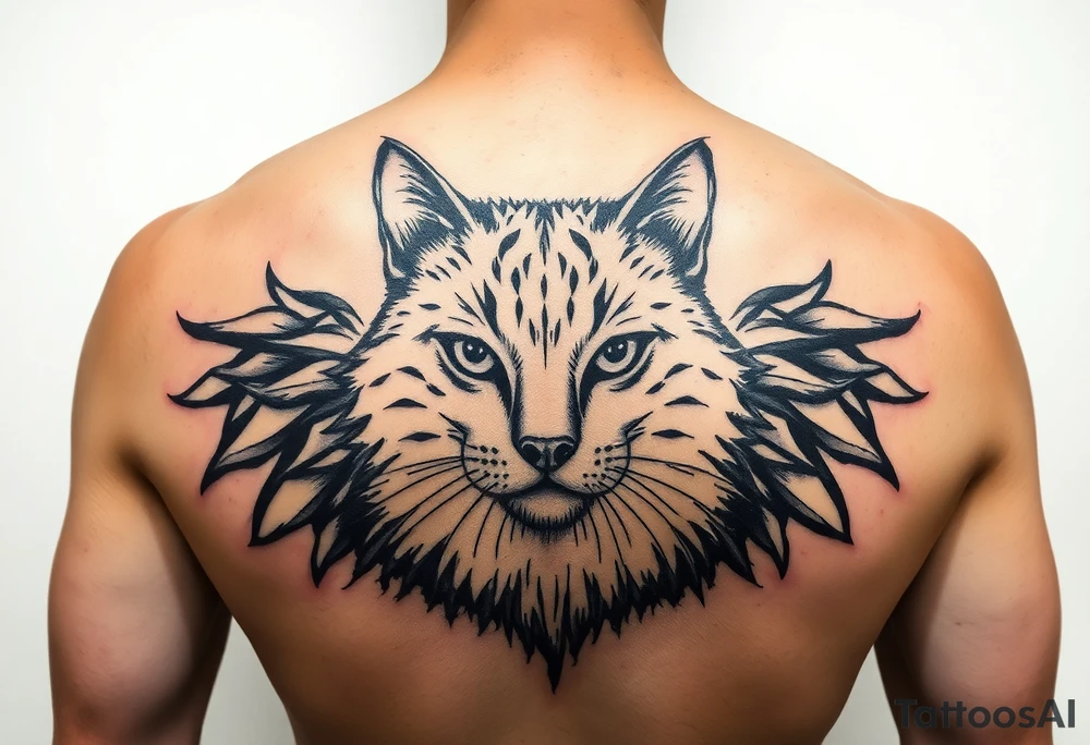 Black Cat tattoo idea
