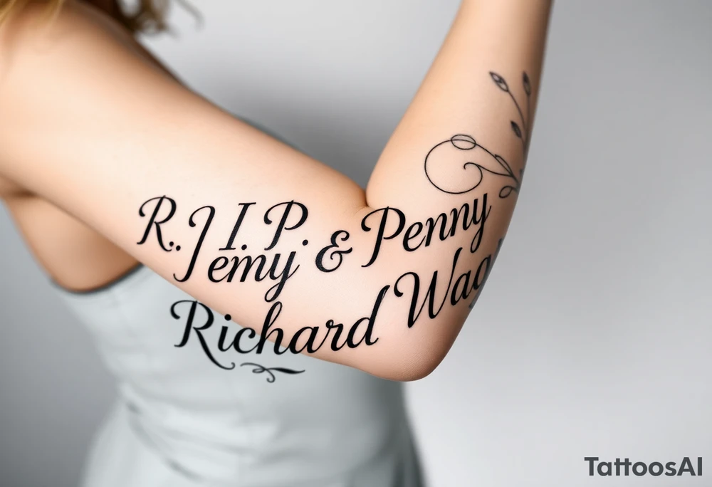 R.I.P. Penny & Richard Wagner tattoo idea