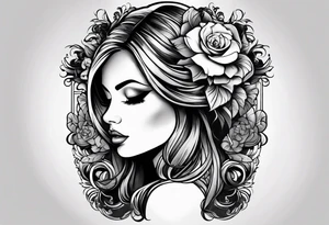 rock a Billy ganzer Arm Tattoo mit verschiedenen Motiven tattoo idea
