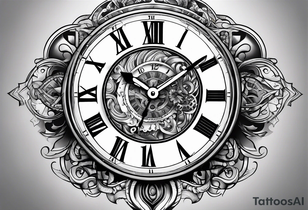 Clock tattoo idea