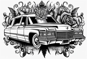 1973 Cadillac hearse
L tattoo idea