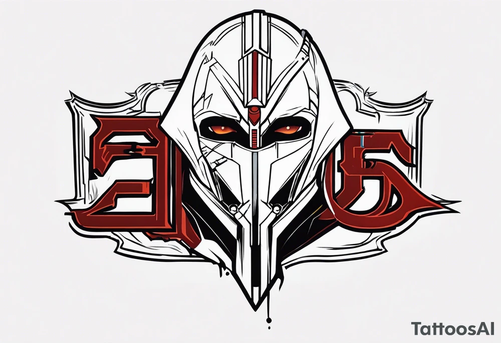 From the video game Star Wars: Knights of the Old Republic 2, “apathy is death” with Sion tattoo idea