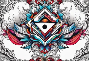 Front neck tattoo being ejecting from the skin, symbolizing the freedom from censorship. tattoo idea